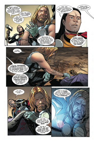 Illustration for article titled Marvel Comics Has Turned Thor Into The Wire And It’s Awesome